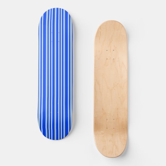 Graue graue Streifen an blauen Streifen Skateboard (Vorderseite)