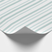 Graue graue Streifen auf weißer Linie Geschenkpapier (Ecke)