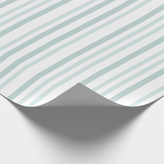 Graue graue Streifen auf weißer Linie Geschenkpapier (Ecke)