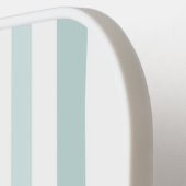 Graue graue Streifen auf weißer Linie Pickleball Schläger (Linke Seite)