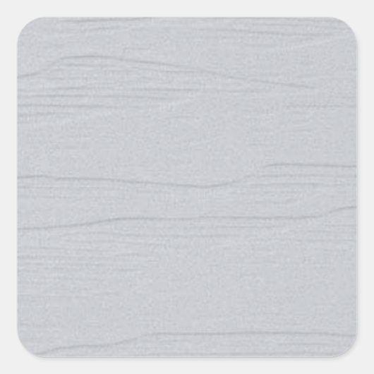 Graue, graue Vinyl-Siding-Aufkleber Quadratischer Aufkleber (Vorderseite)