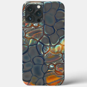 Graue Grauzellen mit Farbfarbe zum sanften Goldlic Case-Mate iPhone Hülle