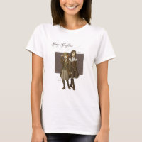Graue Greif-grafisches T-Shirt für Frauen