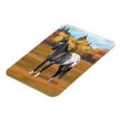 Graue Grulla Appaloosa Vierter Stallion Magnet (Linke Seite)