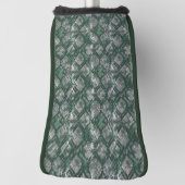 Graue, grüne imitierte Schlangenhaut. Golf Headcover (Rotieren 90)