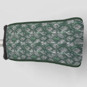 Graue, grüne imitierte Schlangenhaut. Golf Headcover (Vorderseite)
