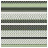 Graue, grüne, weiße Streifen. Stoff (Nahaufnahme)