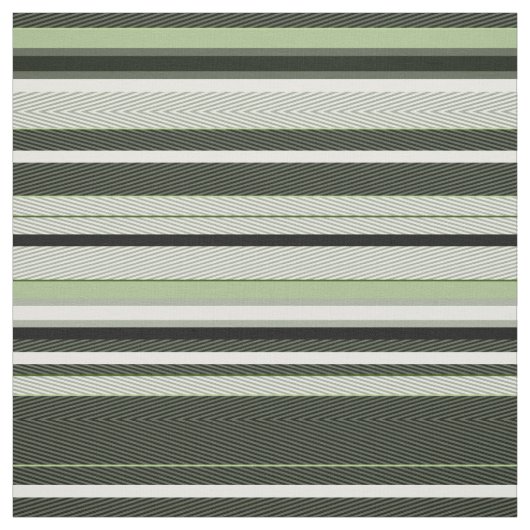 Graue, grüne, weiße Streifen. Stoff (Muster)