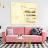 Graue Hafenstadt Admiralty Inlet Leinwanddruck (Insitu (Wohnzimmer))