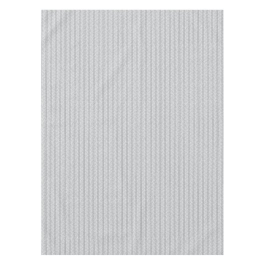 Graue Hand gezeichnetes Zickzack Muster Tischdecke (Vorderseite)