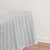 Graue Hand gezeichnetes Zickzack Muster Tischdecke (Beispiel)