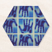 graue Hand Untersetzer (Vorderseite)