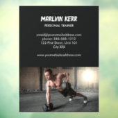 Graue Handy-Business-Foto Fensteraufkleber (Blatt 3)