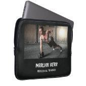 Graue Handy-Business-Foto Laptopschutzhülle (Vorne Rechts)