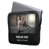 Graue Handy-Business-Foto Laptopschutzhülle (Vorderseite Links)