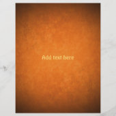 Graue Herbstfarben, orange und braun Flyer (Vorne)