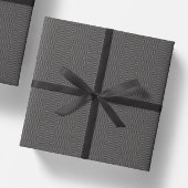 Graue Herringbone-Tweed Geschenkpapier