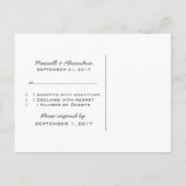 Graue Herzäquation UAWG Postkarte (Rückseite)