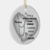 Graue Herzkrankheit Keramik Ornament (Rechts)