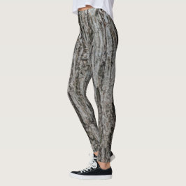 Graue Hickory-Rinde (Carya glabra) Leggings