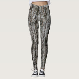Graue Hickory-Rinde (Carya glabra) Leggings