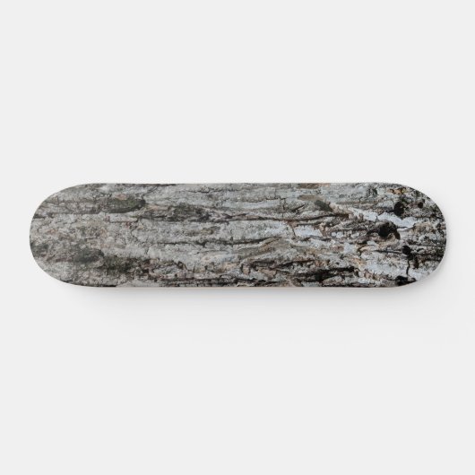 Graue Hickory-Rinde (Carya glabra) Skateboard (Horizontal)