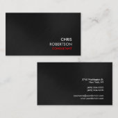 Graue Hintergrundfarbe Red Attractive Business Car Visitenkarte (Vorne/Hinten)