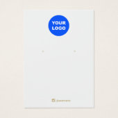 Graue Hinzufügen von Logo-Ohrring zeigt soziale Ne (Vorderseite)