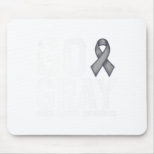 Graue Hirnkrebserkrankung - das Bewusstsein für Hi Mousepad