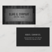 Graue hölzerne Korn-und Visitenkarte (Vorne/Hinten)