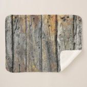 graue Holzoberfläche Sherpadecke (Vorderseite (Horizontal))