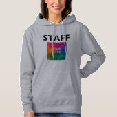 Graue Hoodies-Logo für Frauen hier Hoodie (Vorderseite)