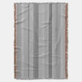 Graue horizontale Streifen Decke (Vorderseite Vertikal)