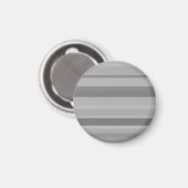 Graue horizontale Streifen Magnet (Vorderseite/Rückseite)