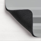 Graue horizontale Streifen Mousepad (Ecke)