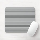 Graue horizontale Streifen Mousepad (Mit Mouse)