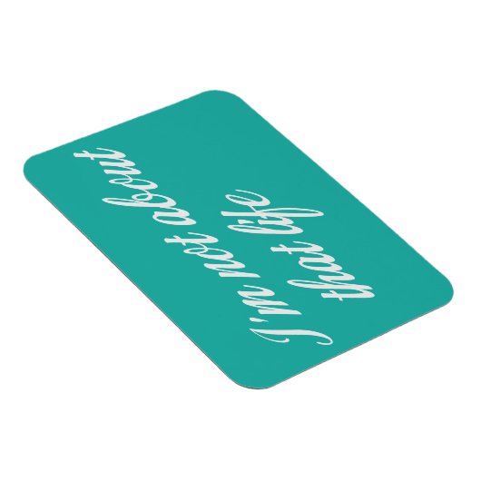 Graue, ich bin nicht über dieses Leben Magnet (Rechte Seite)