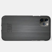 Graue Imitat Case-Mate iPhone Hülle (Rückseite (Horizontal))