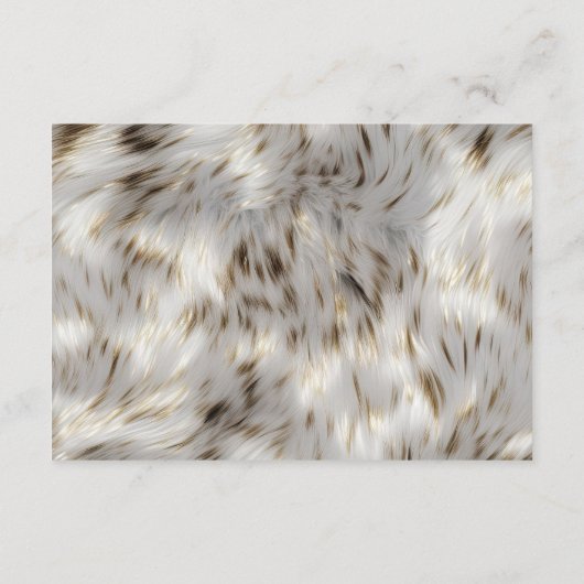 Graue Imitate aus weißem Gold UAWG Begleitkarte (Rückseite)