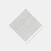 Graue Imitate Bois Rustikales, handgezogenes Holz Serviette (Ecke)