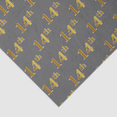 Graue, Imitate Gold 14. (Vierzehnte) Veranstaltung Seidenpapier (Ausschnitt)