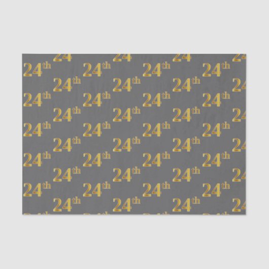 Graue, Imitate Gold 24. (24.) Veranstaltung Seidenpapier (Vorderseite)