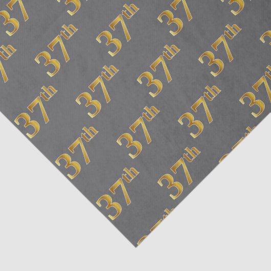 Graue, Imitate Gold 37. (siebenunddreißig) Veranst Seidenpapier (Ausschnitt)