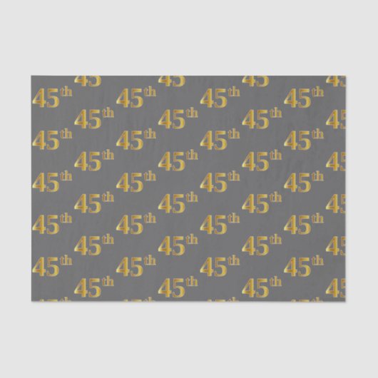 Graue, Imitate Gold 45. (fünfundvierzigste) Verans Seidenpapier (Vorderseite)