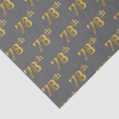 Graue, Imitate Gold 78. (Achtundsiebzig) Veranstal Seidenpapier (Ausschnitt)