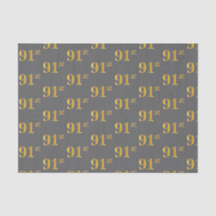 Graue, Imitate Gold 91. (Neunzigste) Veranstaltung Seidenpapier