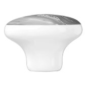 Graue Imitate Marble Stone Keramik Pull Keramikknauf (Seitenansicht)