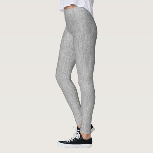Graue Imitate Texturierte Stoffe sehen grau aus Leggings (Links)