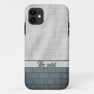 Graue iPhone-Hülle mit Ziegelwand Case-Mate iPhone Hülle
