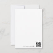 Graue Jay Dankeskarte (Rückseite)